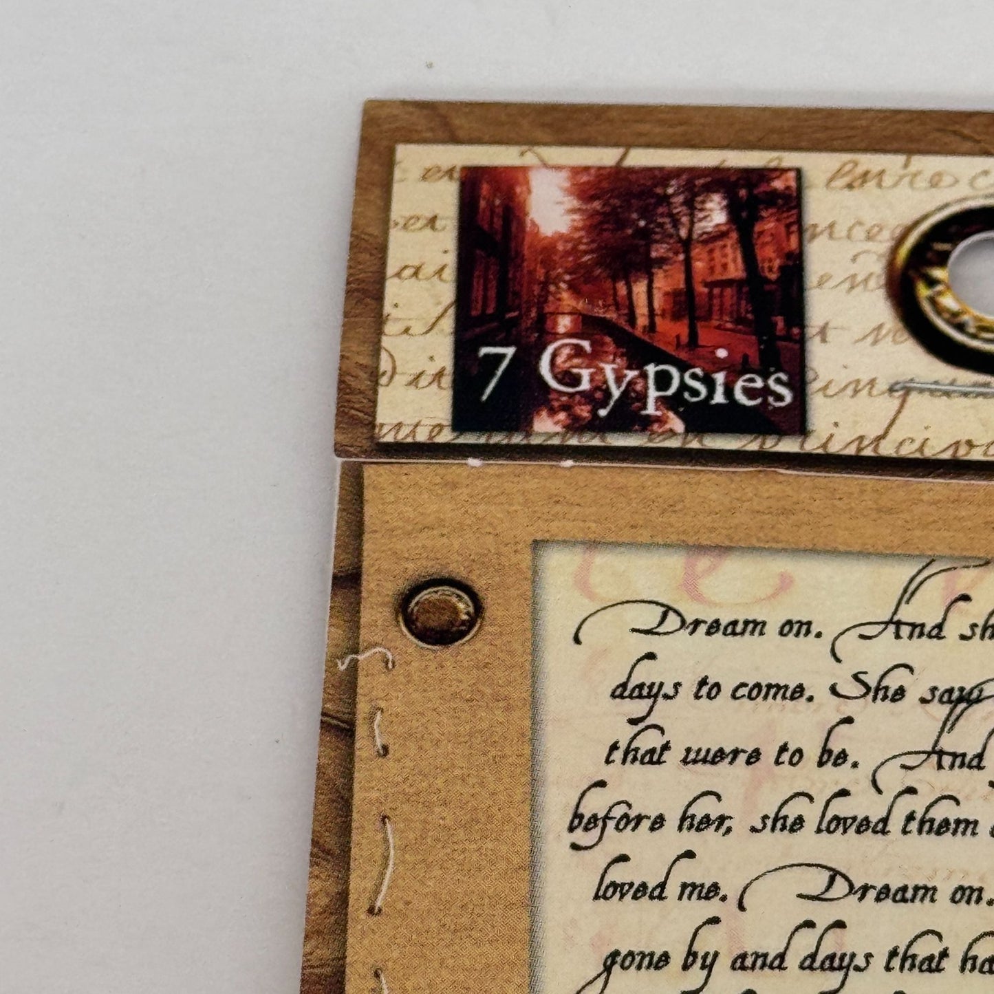 7Gypsies Journal Jewelry Printed Twill Ribbon Medium Scrapbook Embellishments Craft Scrapbooking With Love
