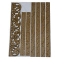 Anna Griffin Cuttlebug Die Set Laced Trimmings Lace Border Cutting and Embossing Dies Cardmaking Scalloped