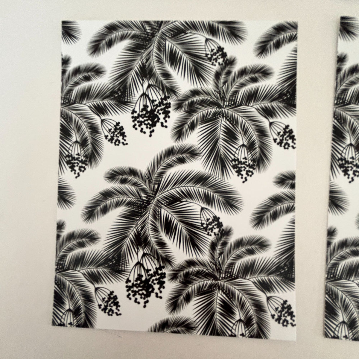 Beach Bum Card Panels Set Tropical Palm Beach Cardmaking A2 Size Foil Ready Summer