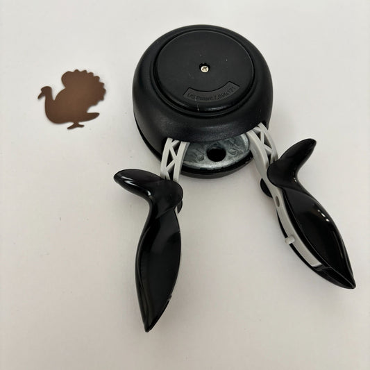 Fiskars Turkey Squeeze Paper Punch Thanksgiving Fall Card Making Craft Handheld Autumn Party Invitations