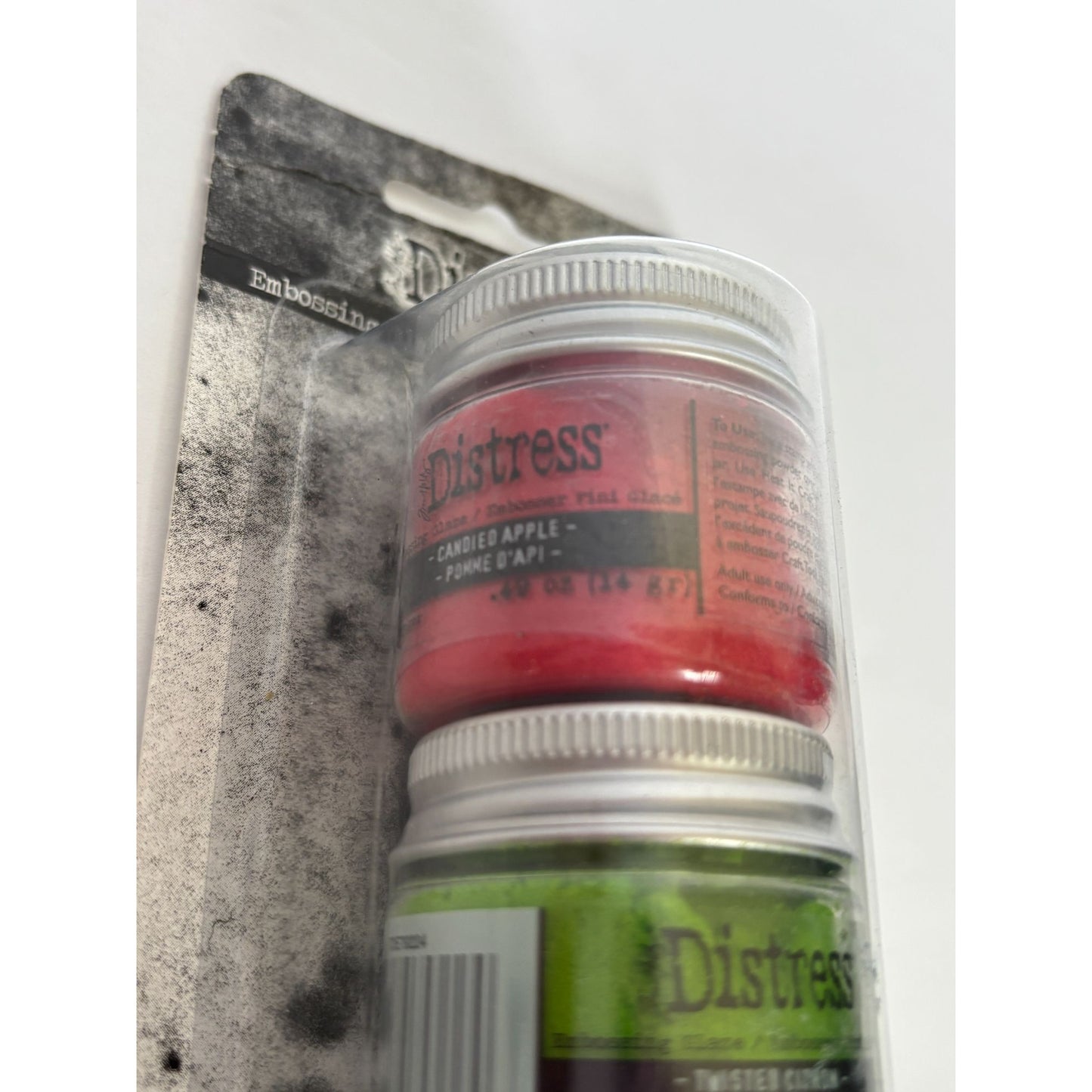 Tim Holtz Distress Embossing Glaze Set Red Green Blue Paper Crafting Supplies