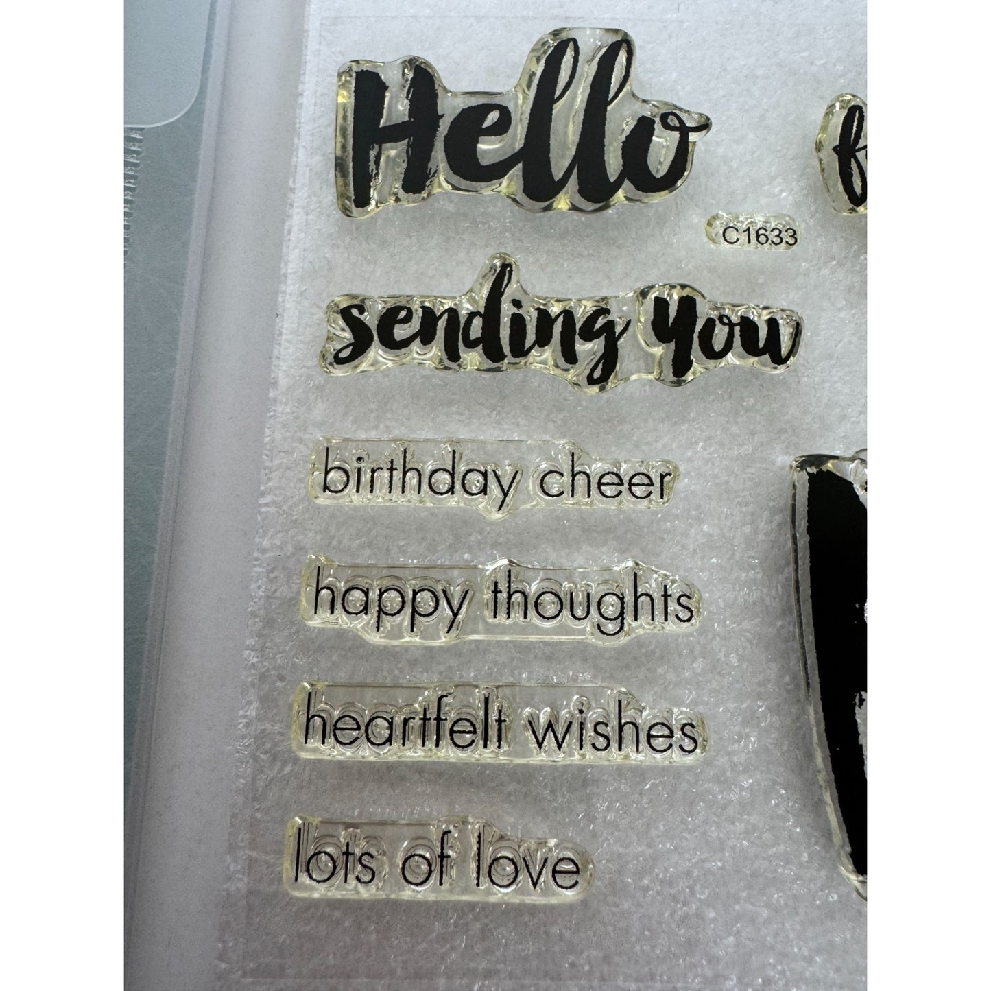 CTMH My Acrylix Acrylic Stamp Set For Family Relationships Mom Son Brother C1633