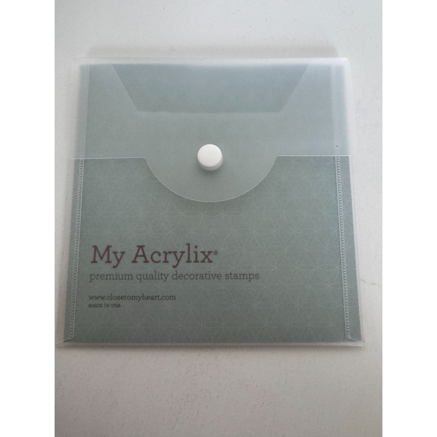 CTMH My Acrylix Acrylic Stamp Set For Family Relationships Mom Son Brother C1633