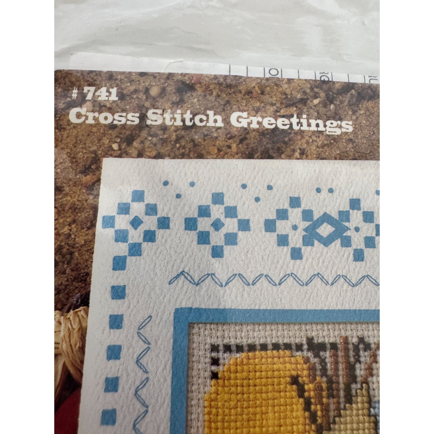 Design Works Crafts Cross Stitch Kit Southwestern Teepee Tent Greeting Card 741