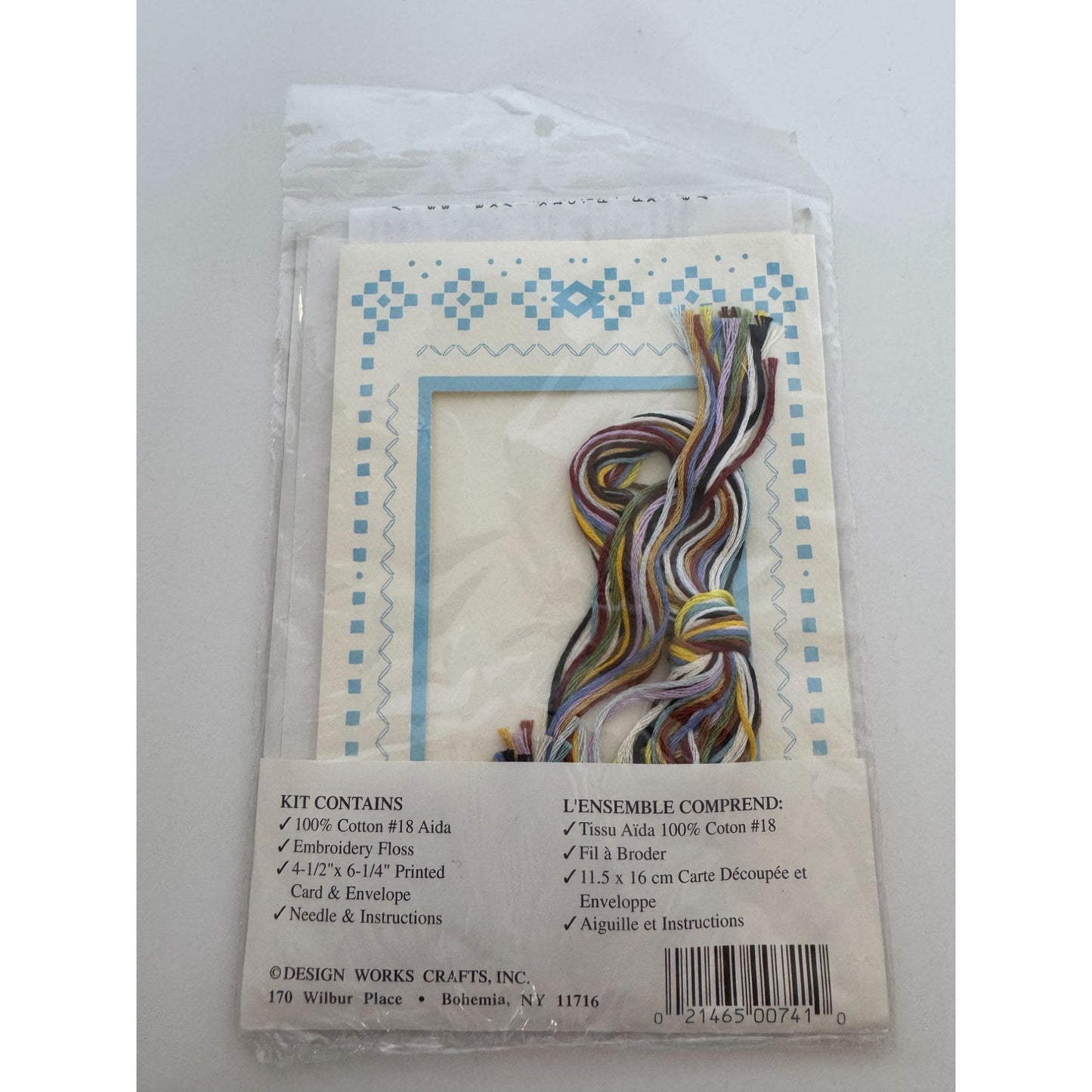 Design Works Crafts Cross Stitch Kit Southwestern Teepee Tent Greeting Card 741