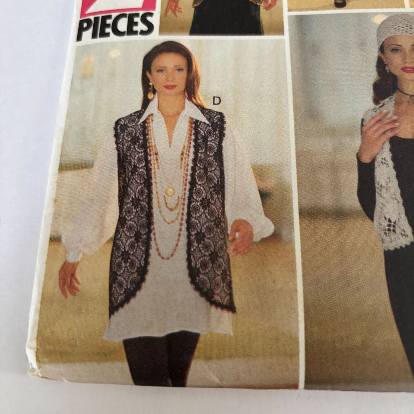 Butterick Sewing Pattern 3156 Long Vest Duster L-XL Boho 90s Fashion Vtg 1993 UC