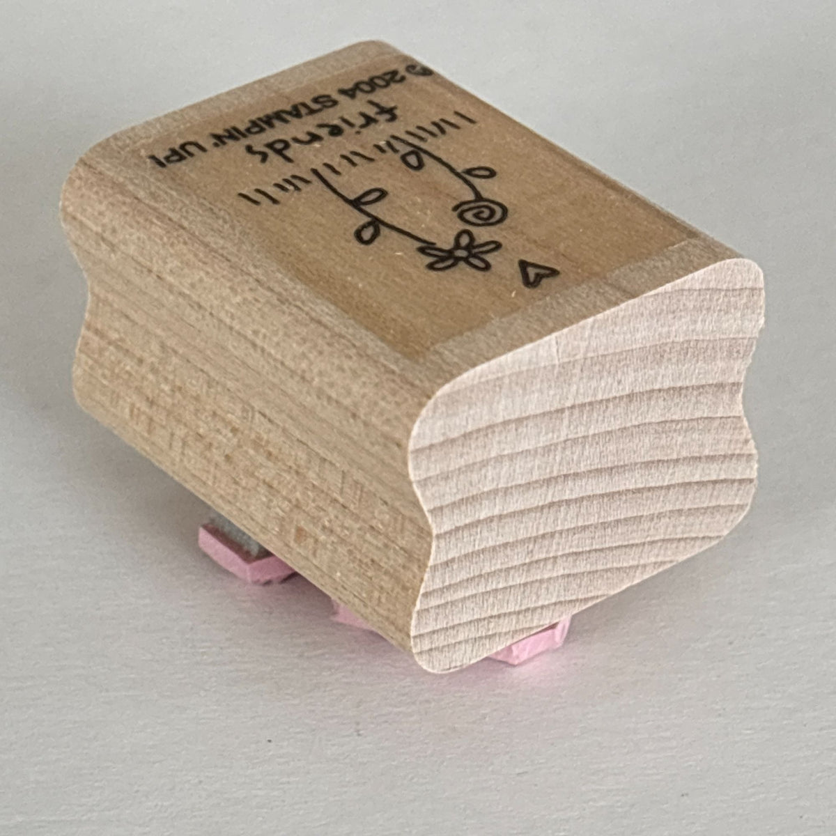 Stampin Up Rubber Stamp Friends Friendship Flower Heart Love Letter Mini Small Cardmaking