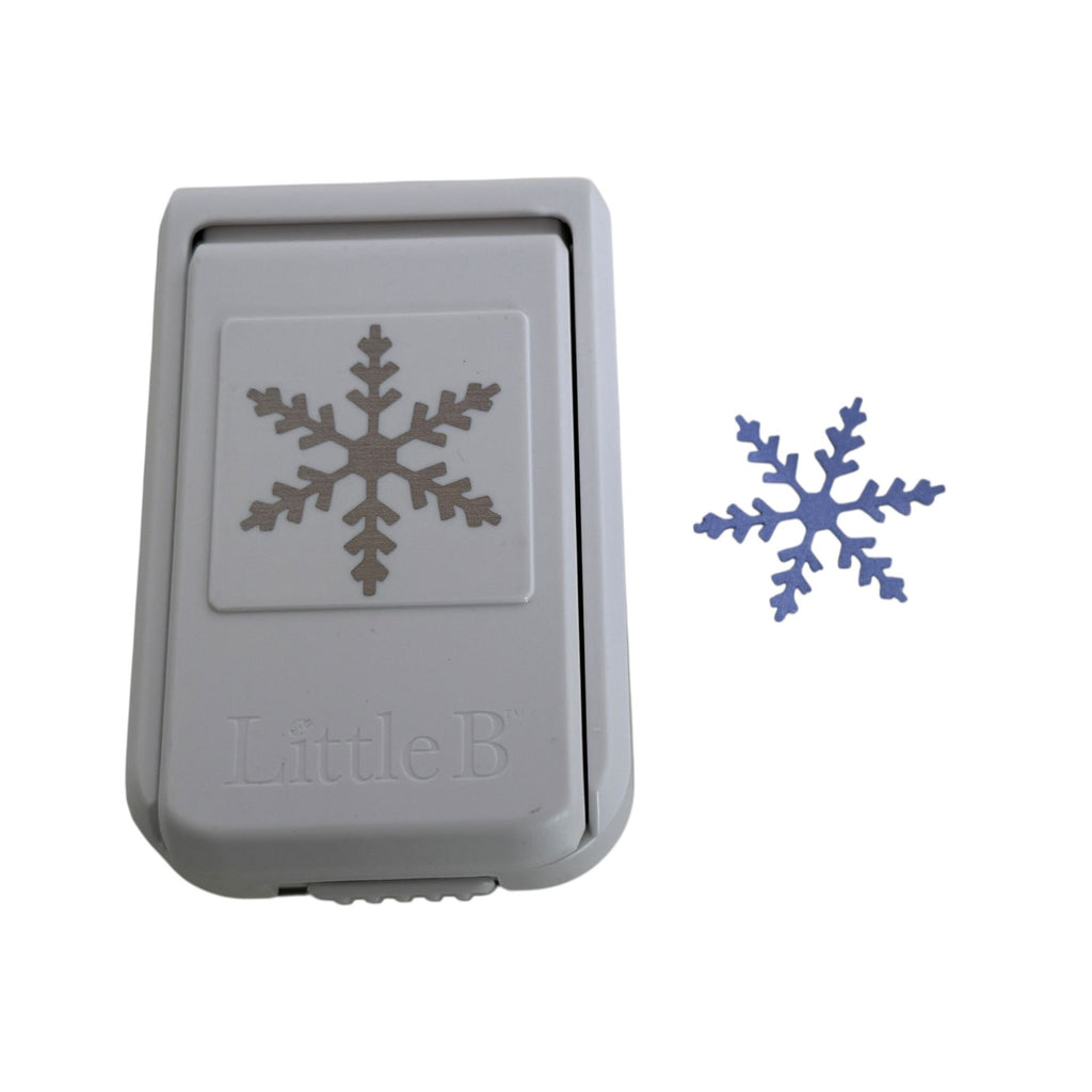 Little B Snowflake Paper Craft Punch Christmas Card Making Holidays Scrapbooking