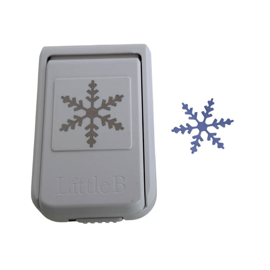 Little B Snowflake Paper Craft Punch Christmas Card Making Holidays Scrapbooking