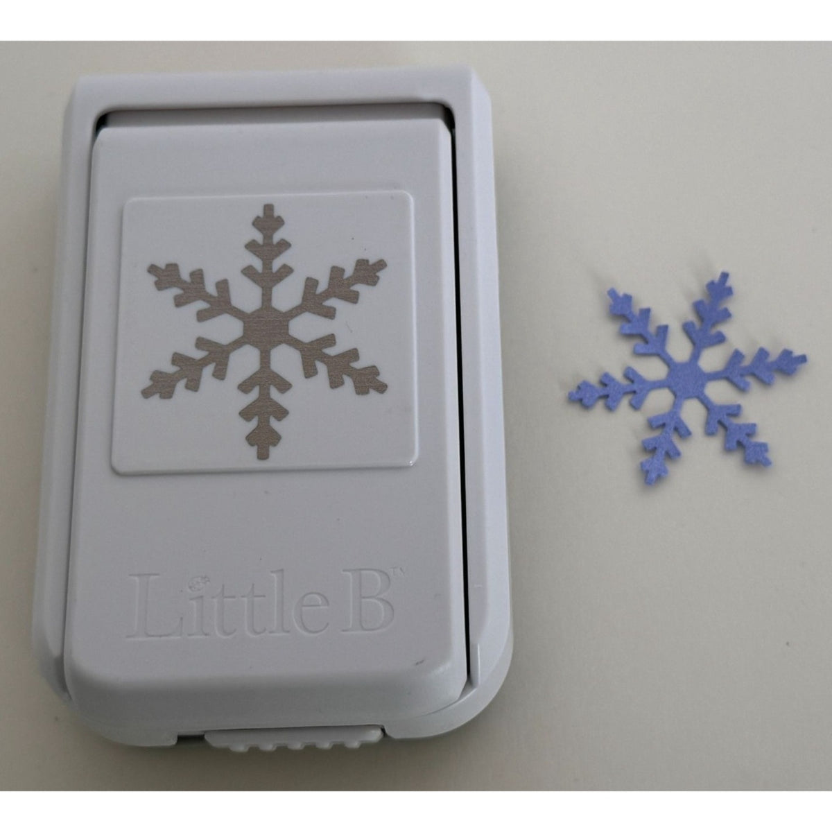 Little B Snowflake Paper Craft Punch Christmas Card Making Holidays Scrapbooking