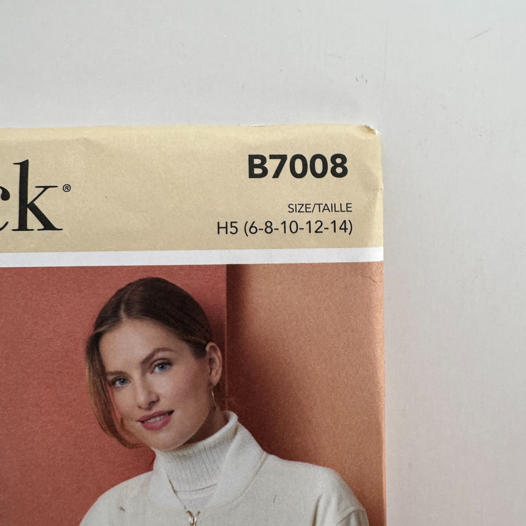 Butterick Sewing Pattern B7008 Misses Jackets Fall Outerwear Winter 6-14 Uncut
