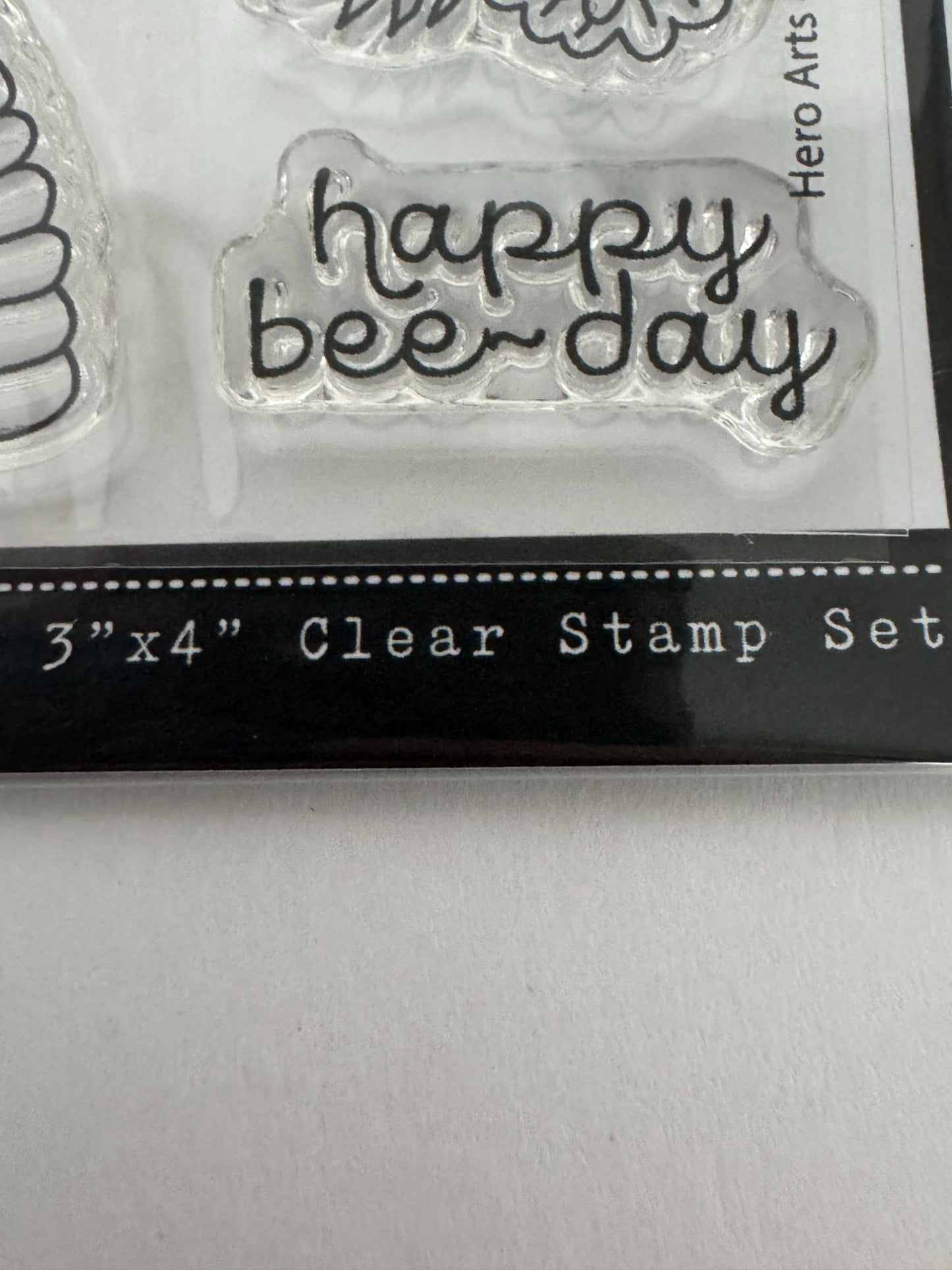 Hero Arts Clear Stamp Set Bee Honey Pot Beehive Sweet Honeycomb Small 3 x 4 Inch