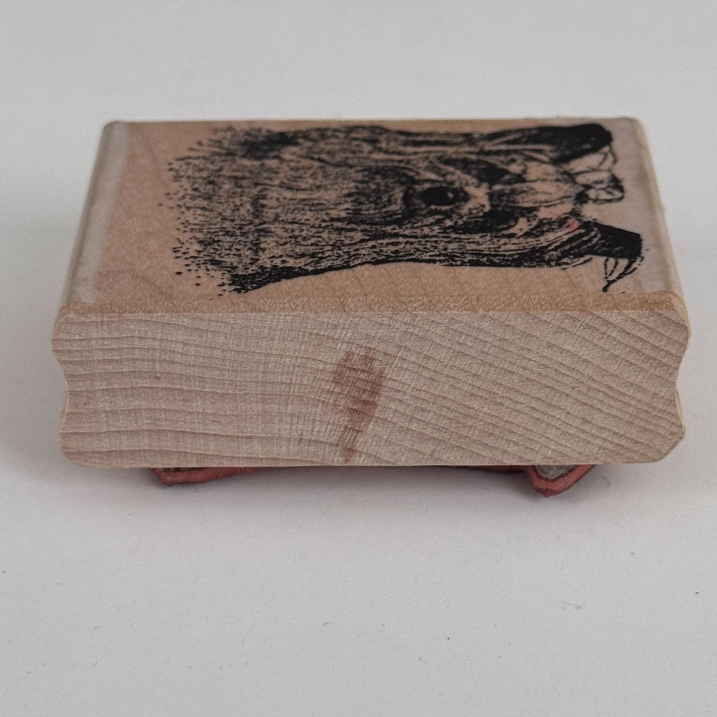 Yorkshire Terrier Rubber Stamp Dog Yorkie Pet Animal Cardmaking Wood Mounted Crafting Tool