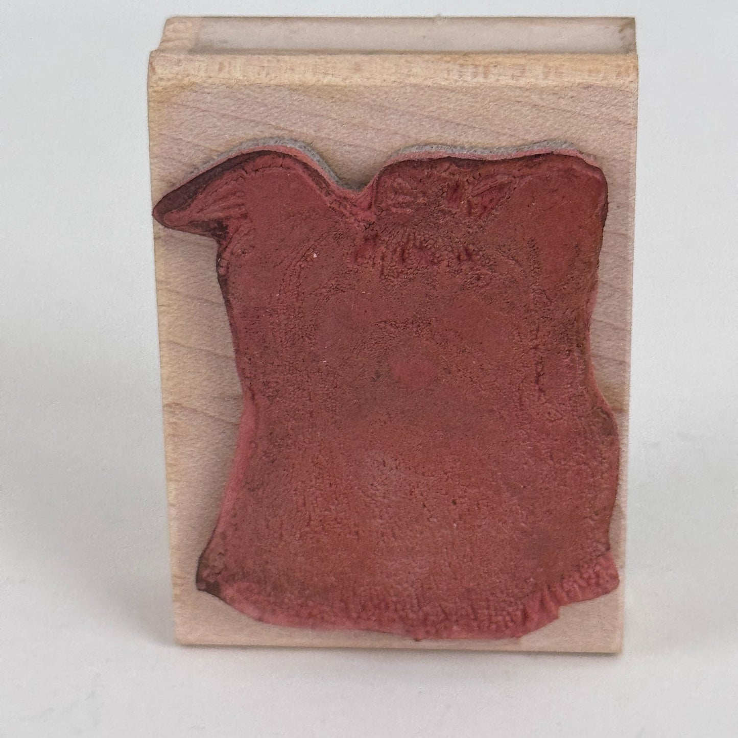Yorkshire Terrier Rubber Stamp Dog Yorkie Pet Animal Cardmaking Wood Mounted Crafting Tool