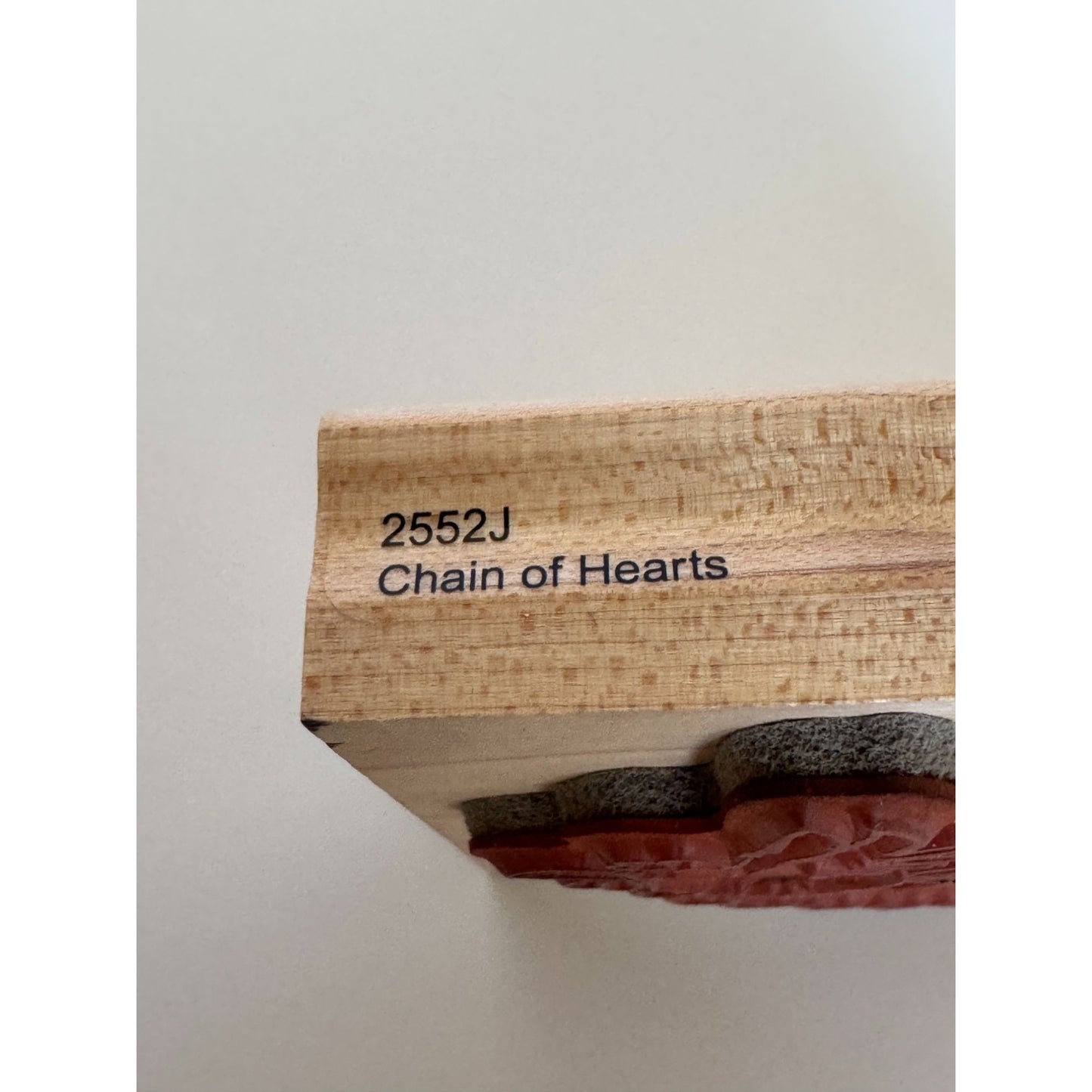 Penny Black Rubber Stamp Chain of Hearts Chicken Bird Margaret Sherry 2552J