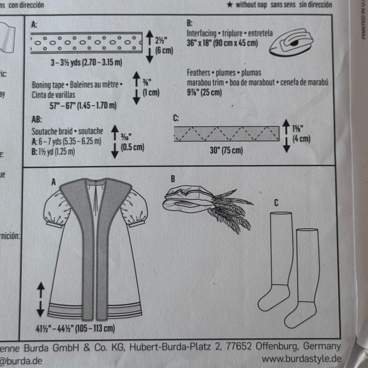 Burda Sewing Pattern 6887 English Renaissance Coat Mens Costume Tudor Elizabethan LARP 36-50 Uncut