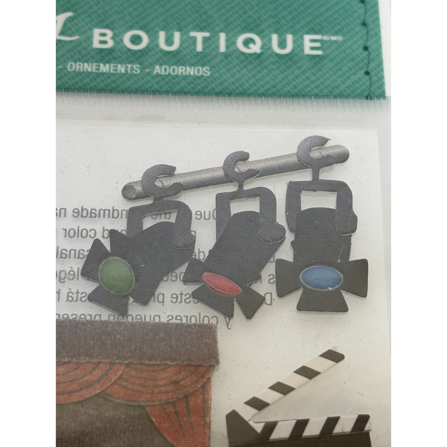 Jolees Boutique Drama Community Theater Musical Arts 3D Embellishment Stickers