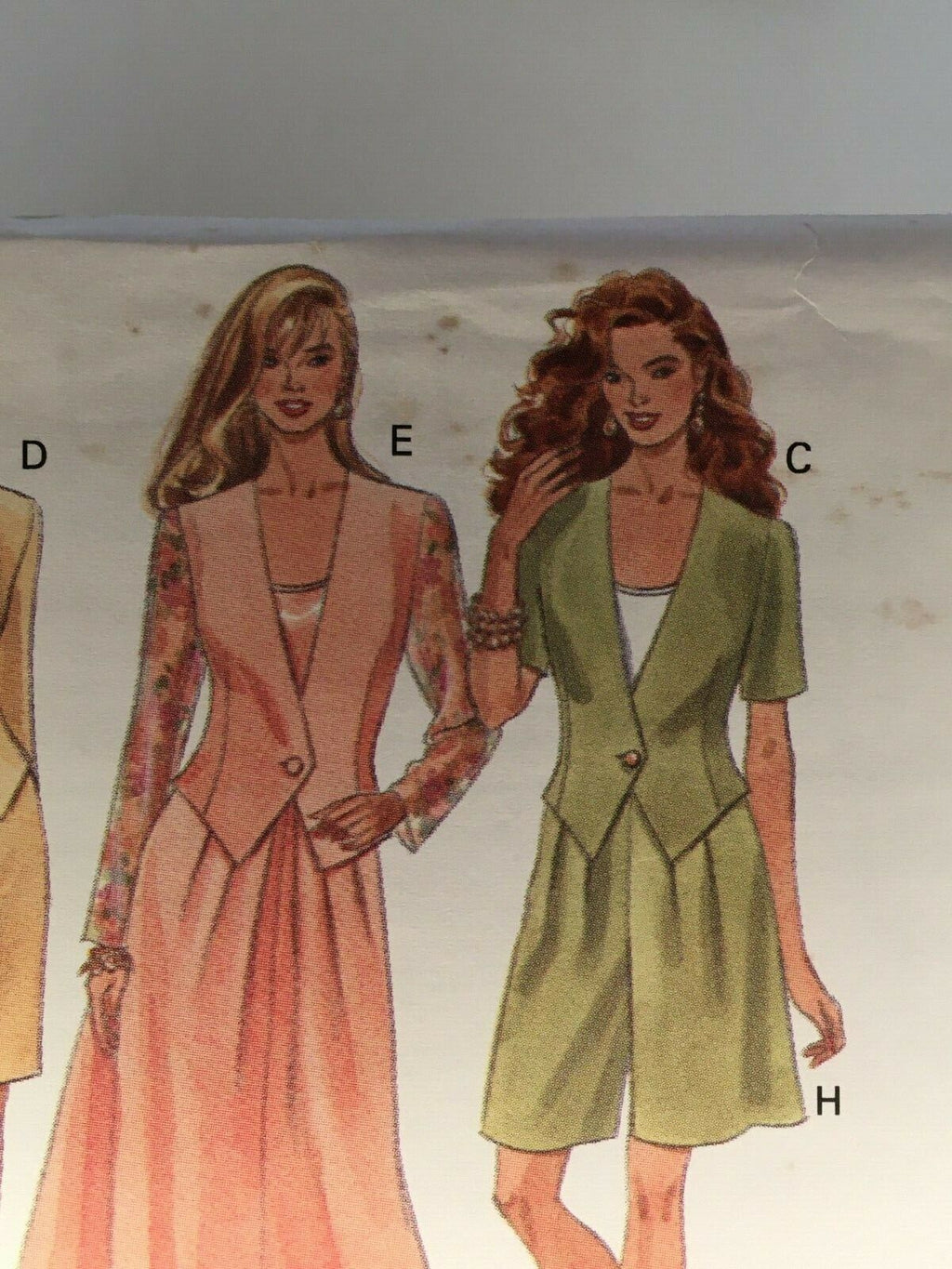 Butterick Sewing Pattern 6162 Career Skirt Suit Jacket Shorts Blazer UC 6 8 10