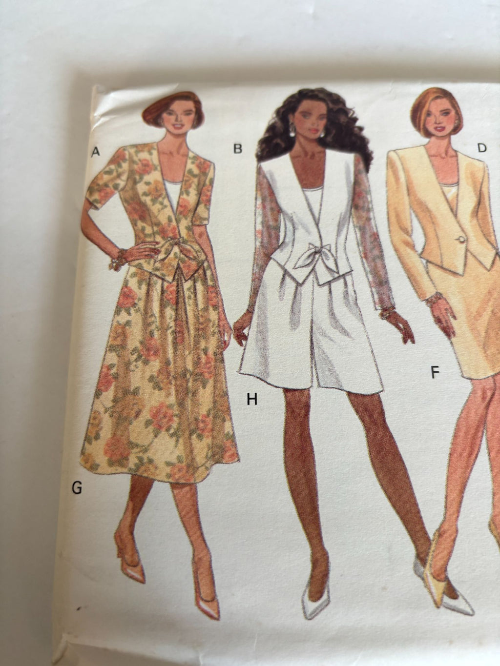 Butterick Sewing Pattern 6162 Career Skirt Suit Jacket Shorts Blazer UC 6 8 10
