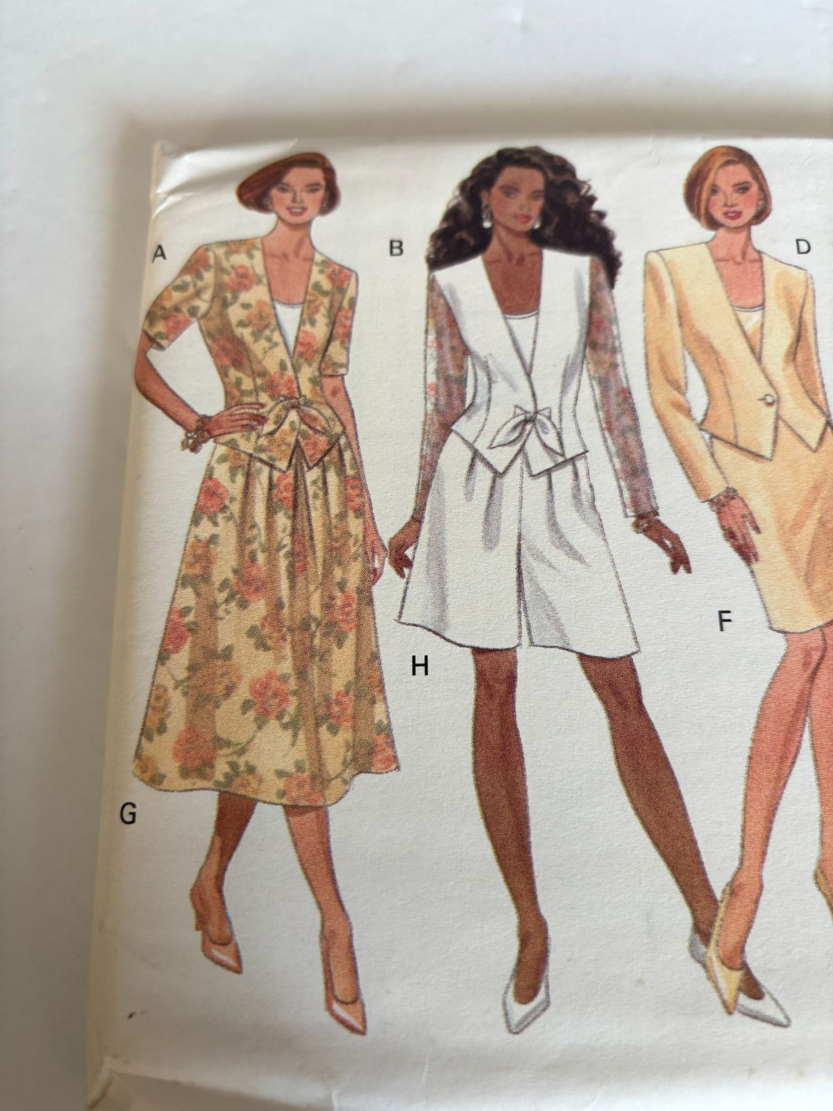 Butterick Sewing Pattern 6162 Career Skirt Suit Jacket Shorts Blazer UC 6 8 10