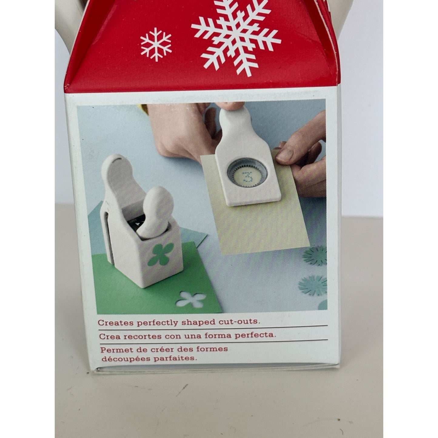 Martha Stewart Double Craft Punch Embossed Present Gift Holiday Christmas Card Making