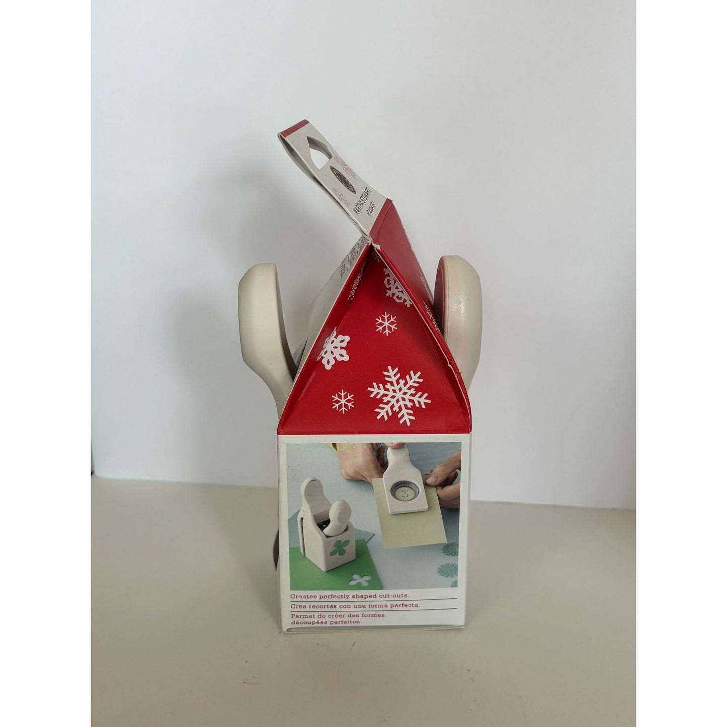 Martha Stewart Double Craft Punch Embossed Present Gift Holiday Christmas Card Making
