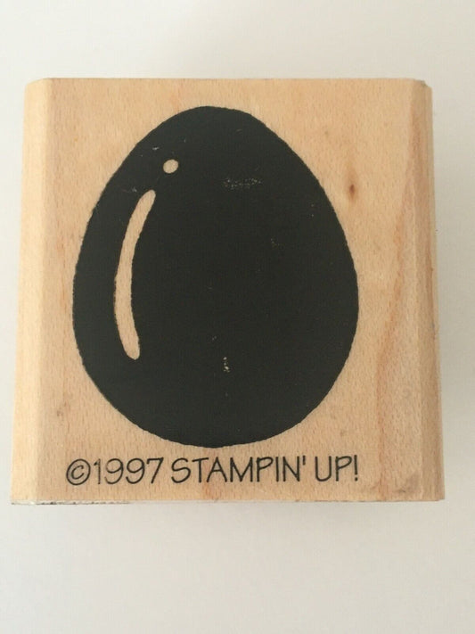Stampin Up Easter Egg Rubber Stamp Homestead Chicken Eggs Spring Farm Country
