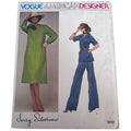Vogue Sewing Pattern 1242 American Designer Jerry Silverman Dress Pants 10 Uncut 1970s Outfit
