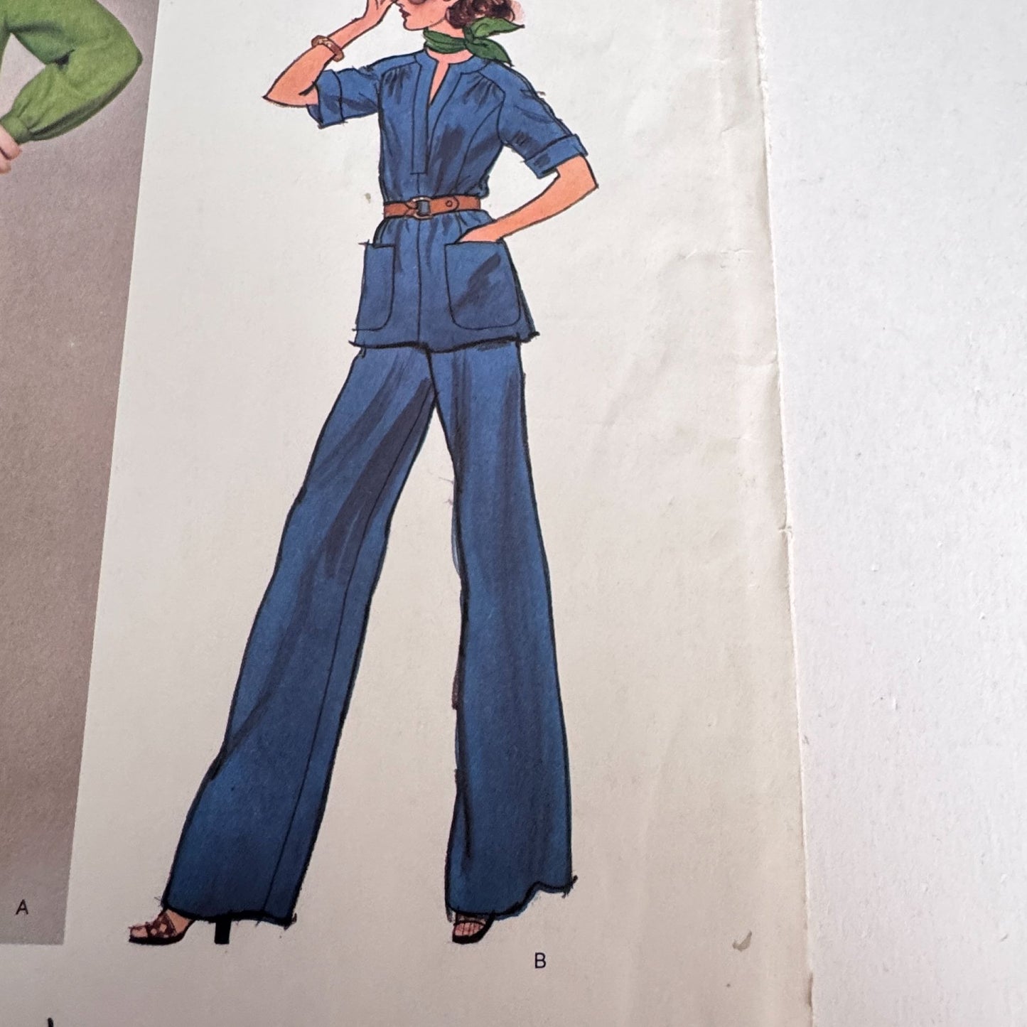Vogue Sewing Pattern 1242 American Designer Jerry Silverman Dress Pants 10 Uncut 1970s Outfit