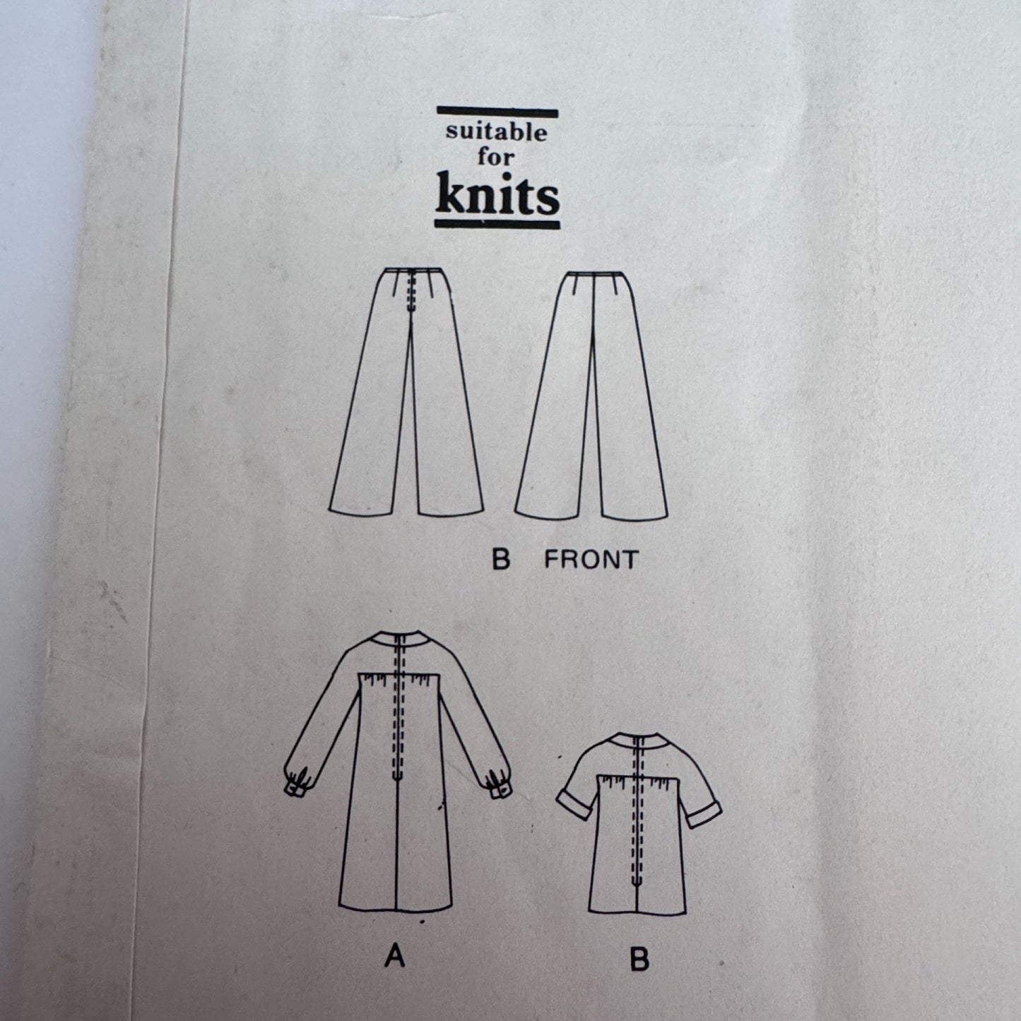 Vogue Sewing Pattern 1242 American Designer Jerry Silverman Dress Pants 10 Uncut 1970s Outfit