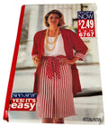Butterick Sewing Pattern 6767 Suit Jacket Skirt Top Easy 90s Minimalist 6-14 UC