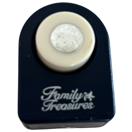 Family Treasures Paper Punch Small Circle Shape Craft 3/8 Inch Holiday Snowball