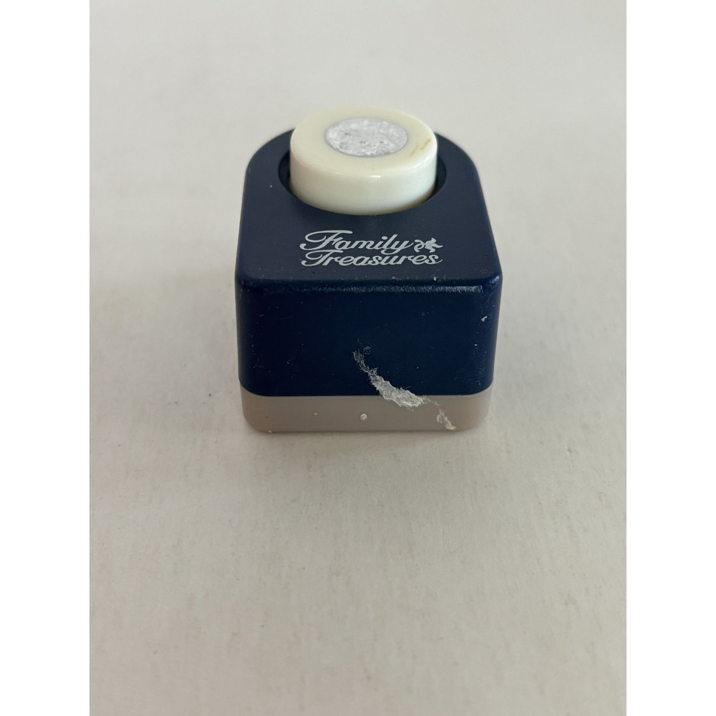 Family Treasures Paper Punch Small Circle Shape Craft 3/8 Inch Holiday Snowball