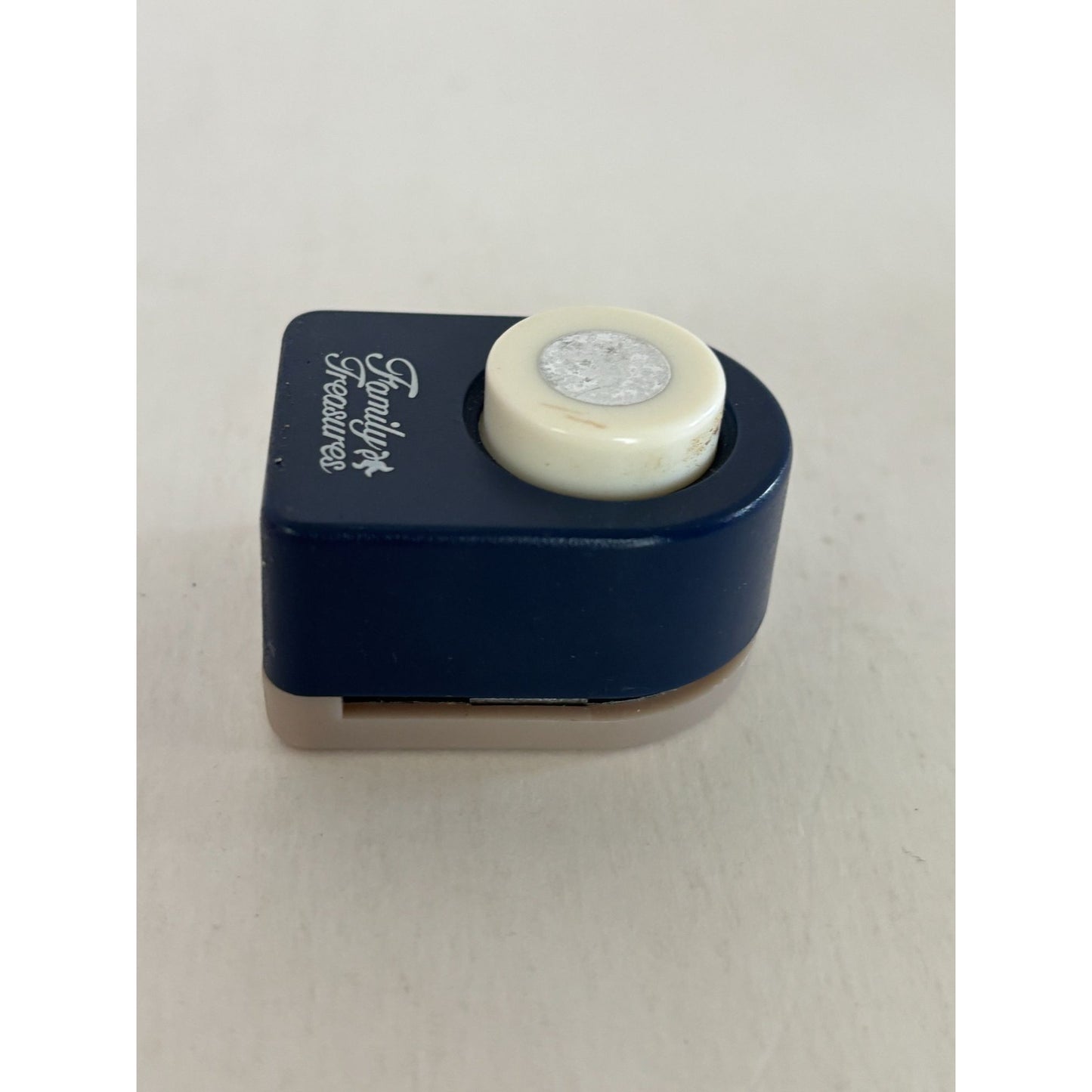 Family Treasures Paper Punch Small Circle Shape Craft 3/8 Inch Holiday Snowball