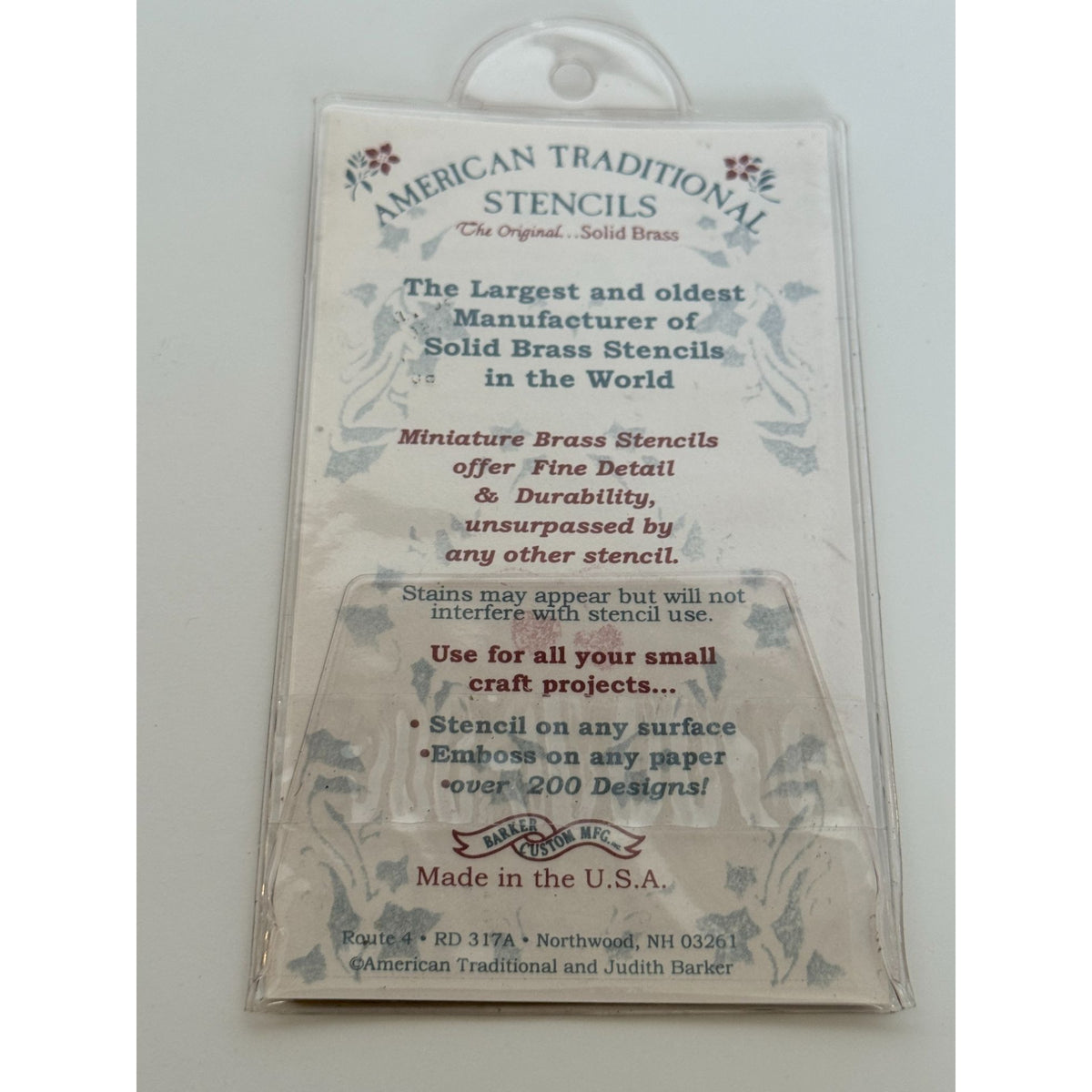 American Traditional Solid Brass Stencil Baby Announcement Words It's A Boy Girl