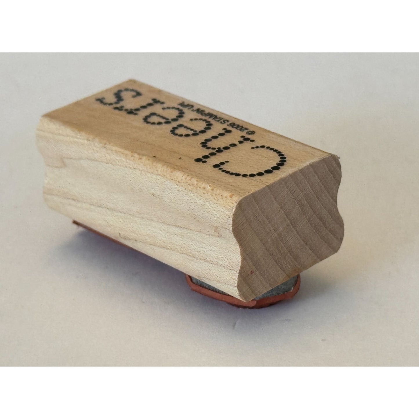 Stampin Up Rubber Stamp Cheers Cardmaking Words Sentiment Crafting Scrapbooking