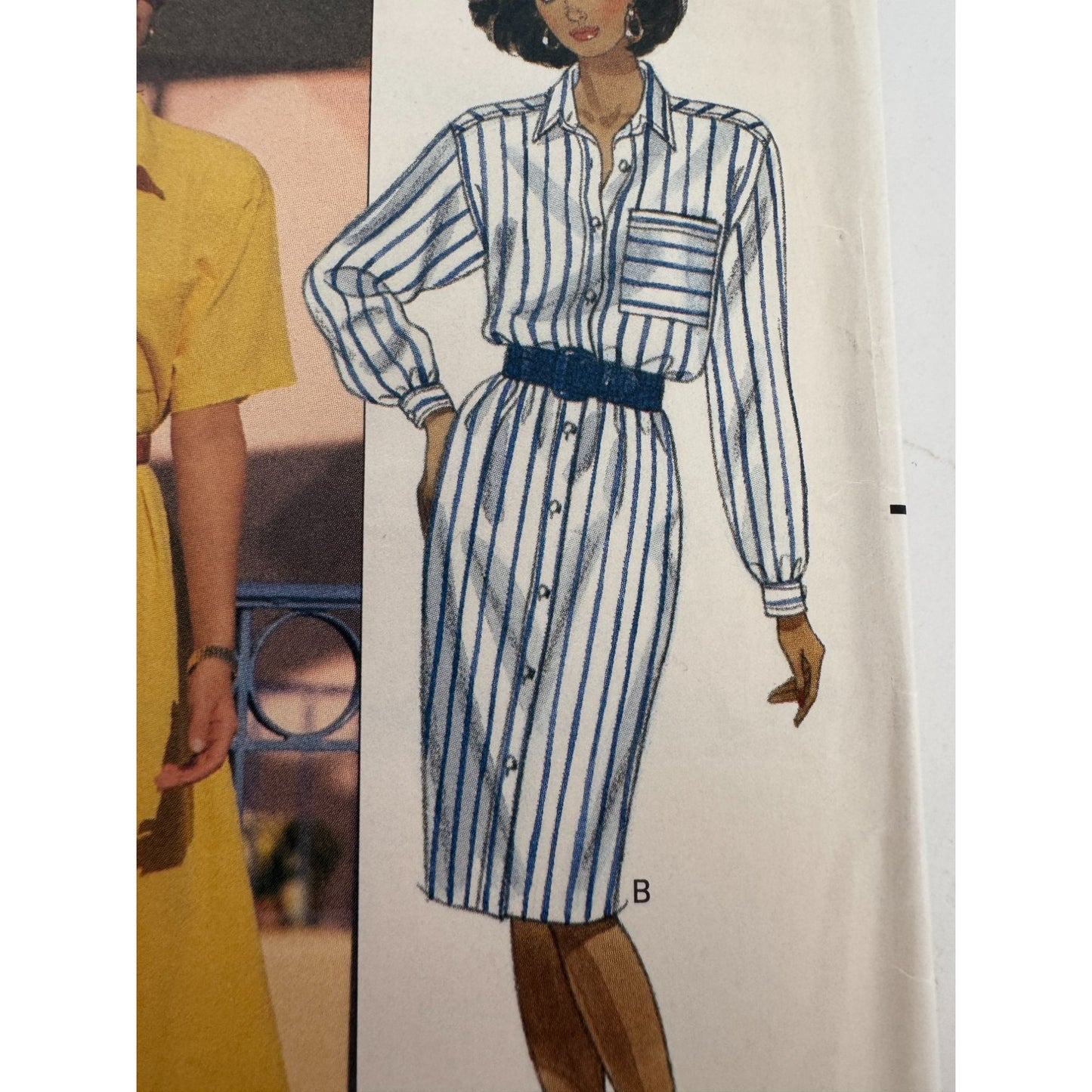 Butterick 3902 Sewing Pattern Dress Top Skirt Misses Sizes 14-18 Easy Uncut Vintage Style