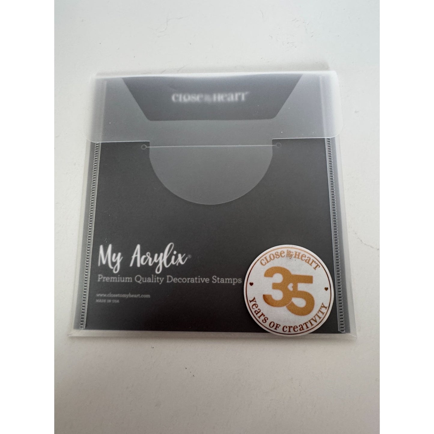 CTMH Acrylic Stamp Set Little Birdie Bird Thank You Hello Thought Bubble C1809