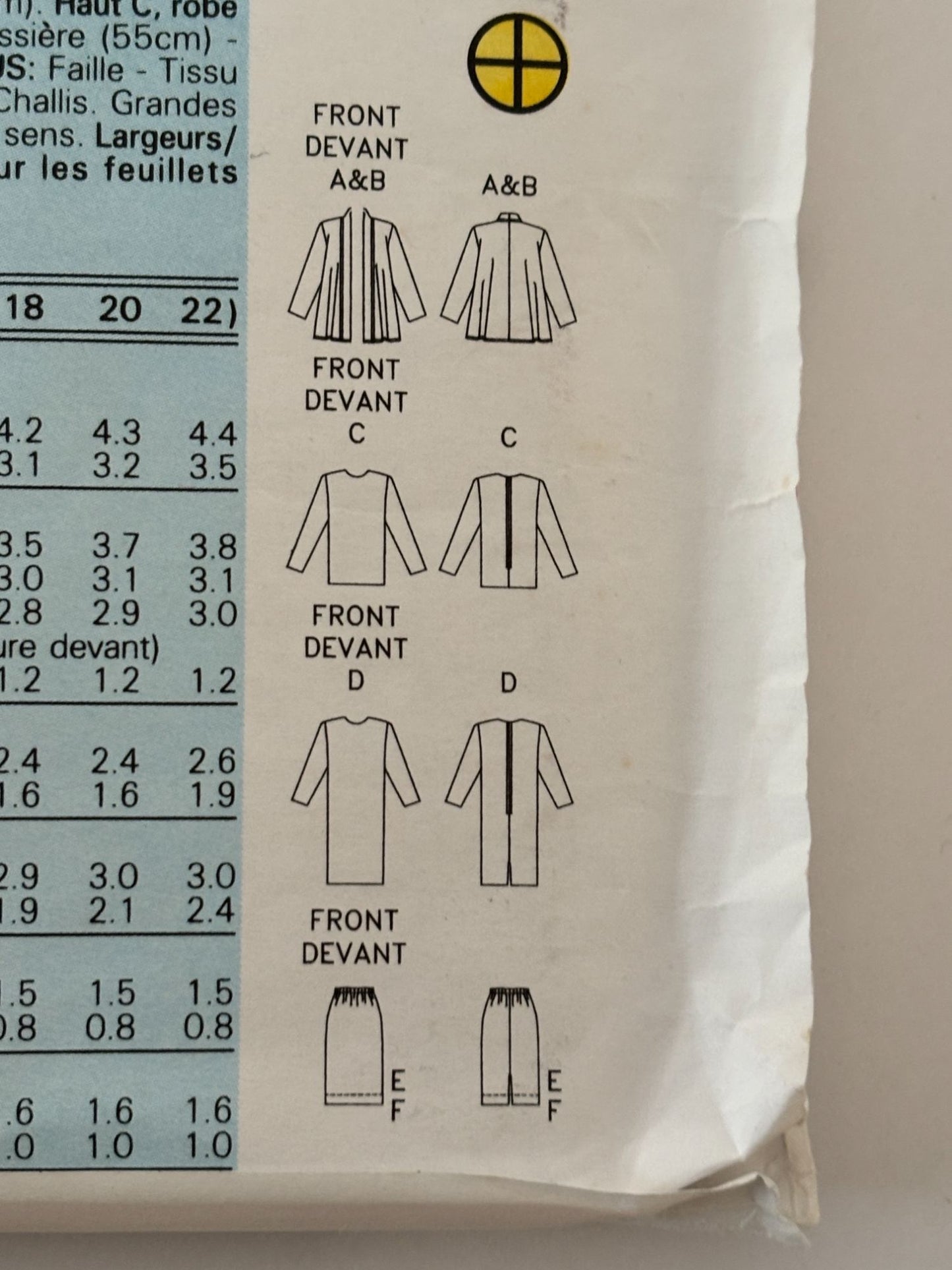 Butterick Sewing Pattern 6473 Quiet Luxury Jacket Dress 90s Soft Tailored Set 6-10 Uncut