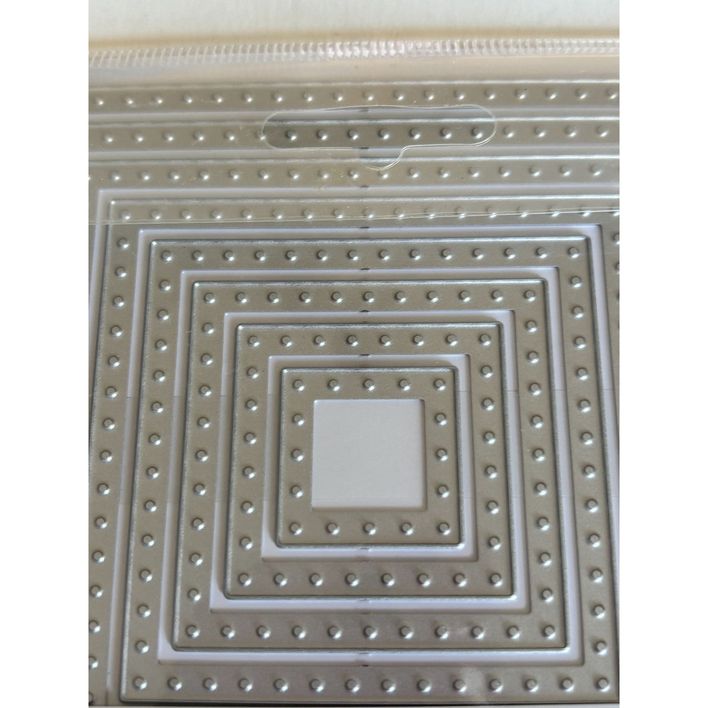 Sizzix Framelits Dies Dotted Squares Die Set Stitched Square Cardmaking Scrapbooking Frame