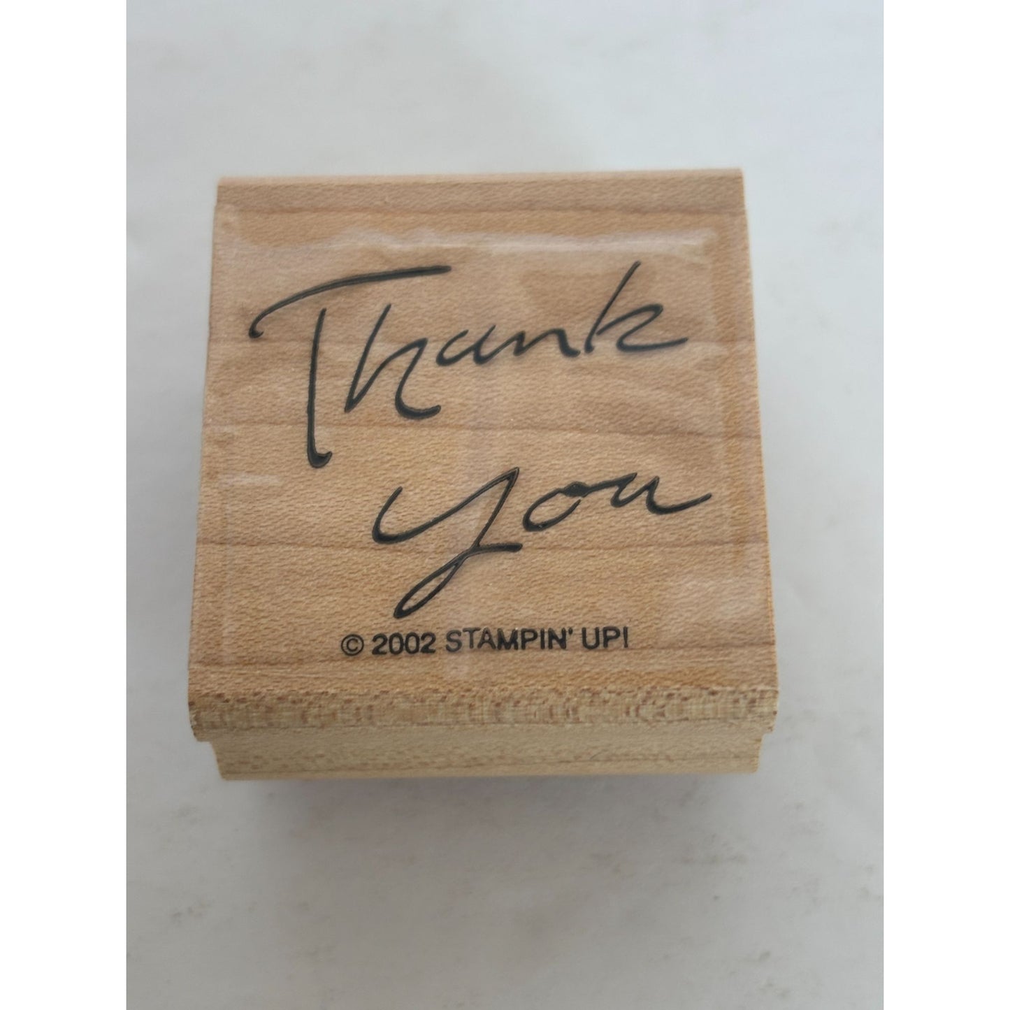 Stampin Up Rubber Stamp Thank You Card Making Words Sentiment Craft