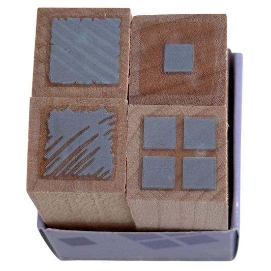Hero Arts Rubber Stamps Set Tiny Blocks Mini Micro Background Designs Cardmaking Crafts LL803