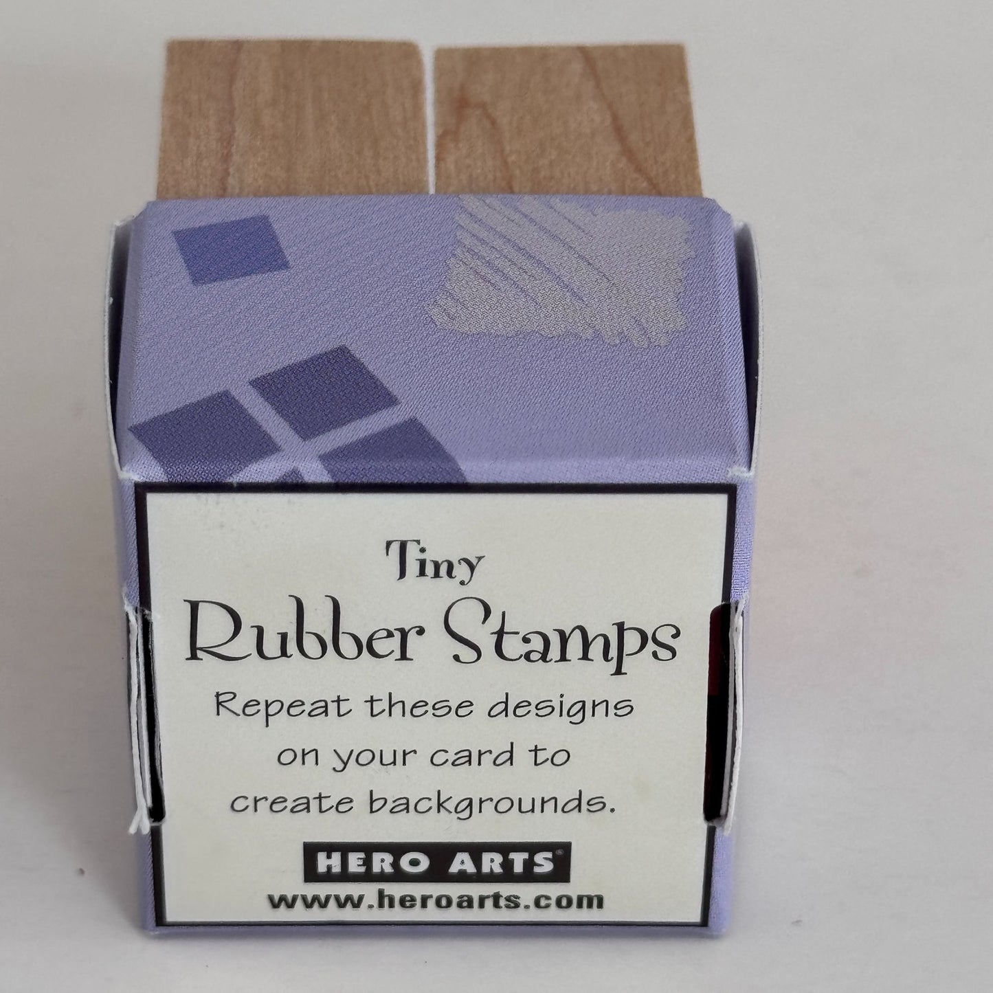 Hero Arts Rubber Stamps Set Tiny Blocks Mini Micro Background Designs Cardmaking Crafts LL803