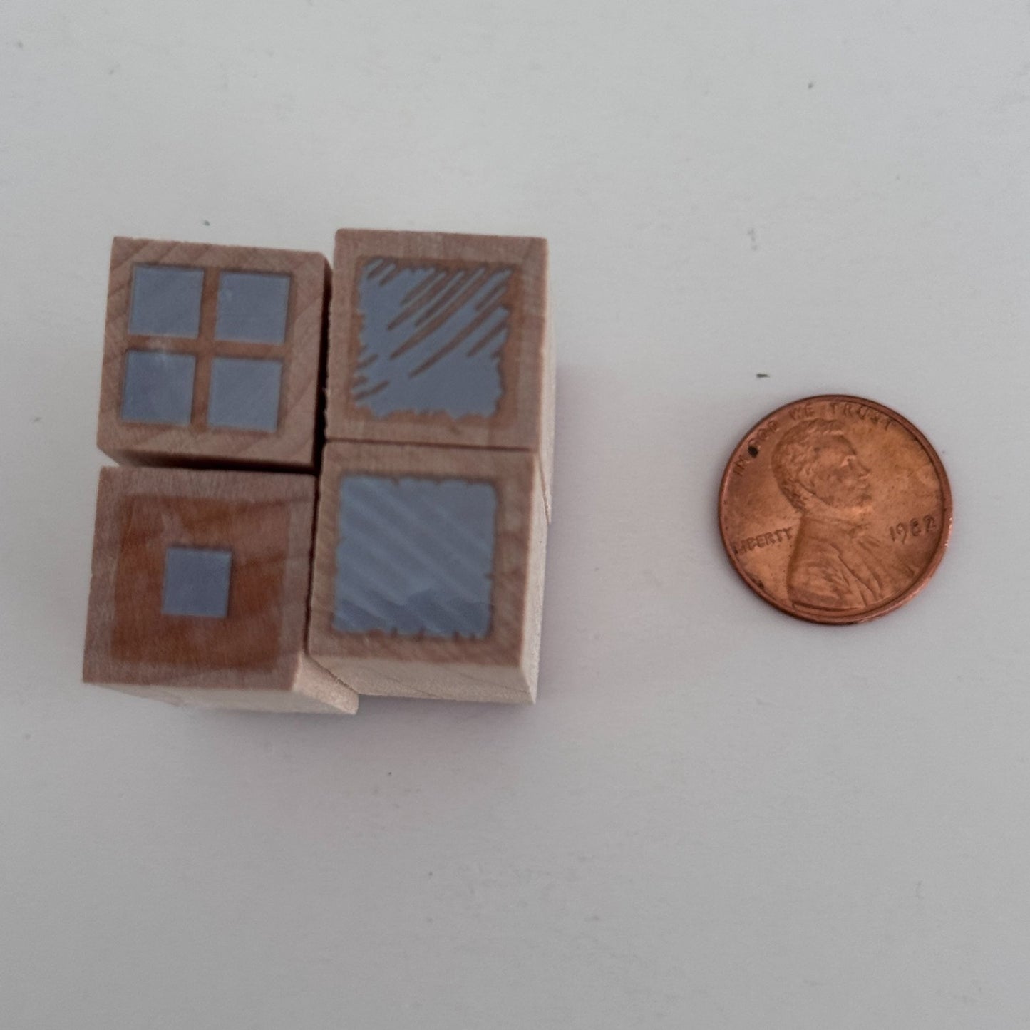 Hero Arts Rubber Stamps Set Tiny Blocks Mini Micro Background Designs Cardmaking Crafts LL803