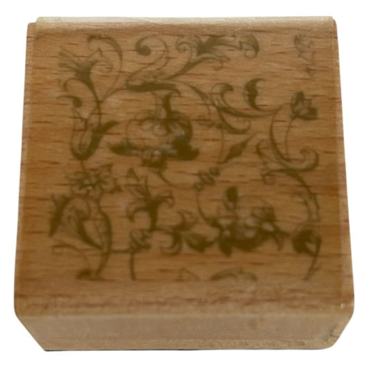 Anna Griffin Rubber Stamp Decorative Floral Motif Christmas Card Making Flowers