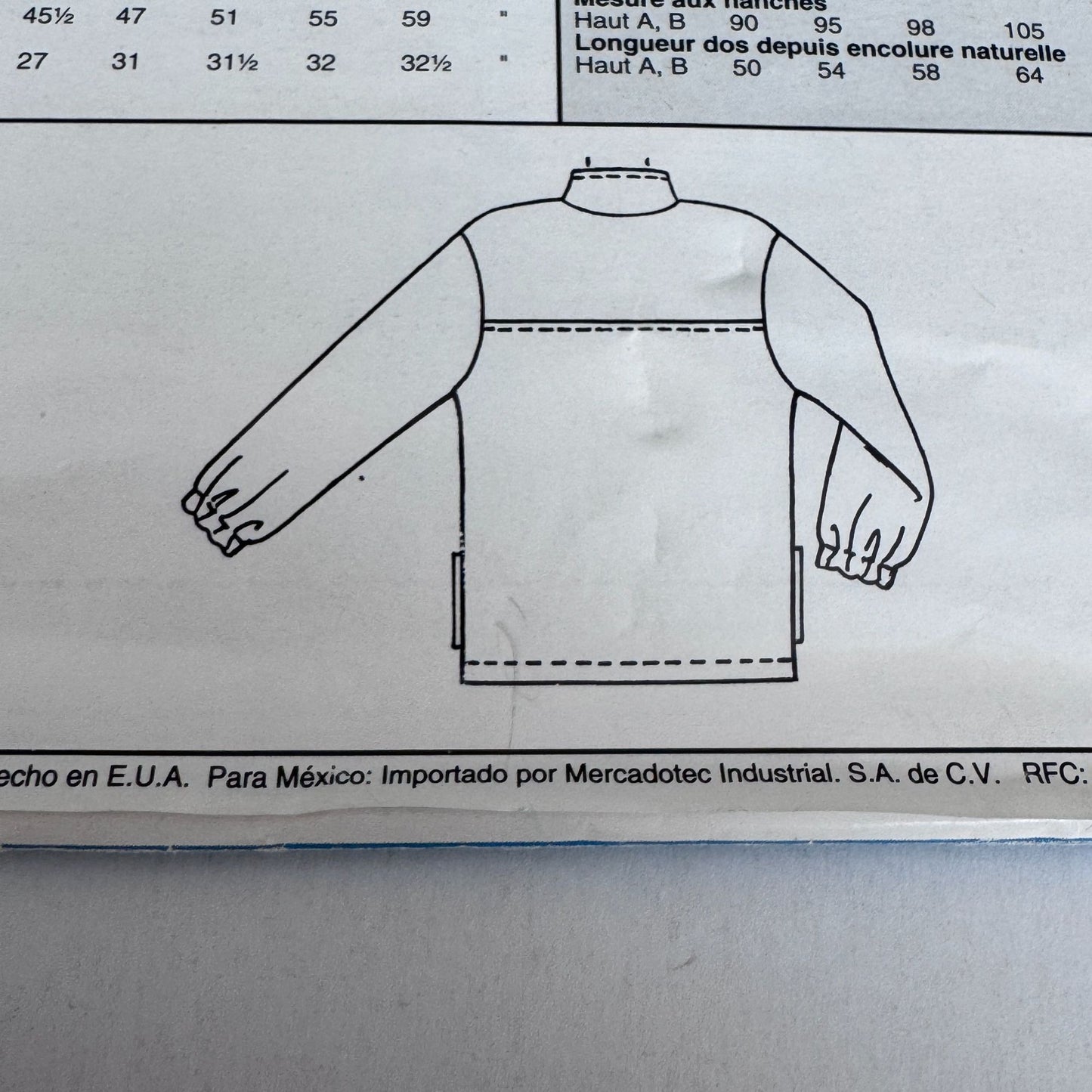McCalls Sewing Pattern P379 Fleece Jacket Family Matching Kids Adults 1/4 Zip Uncut Fall Winter