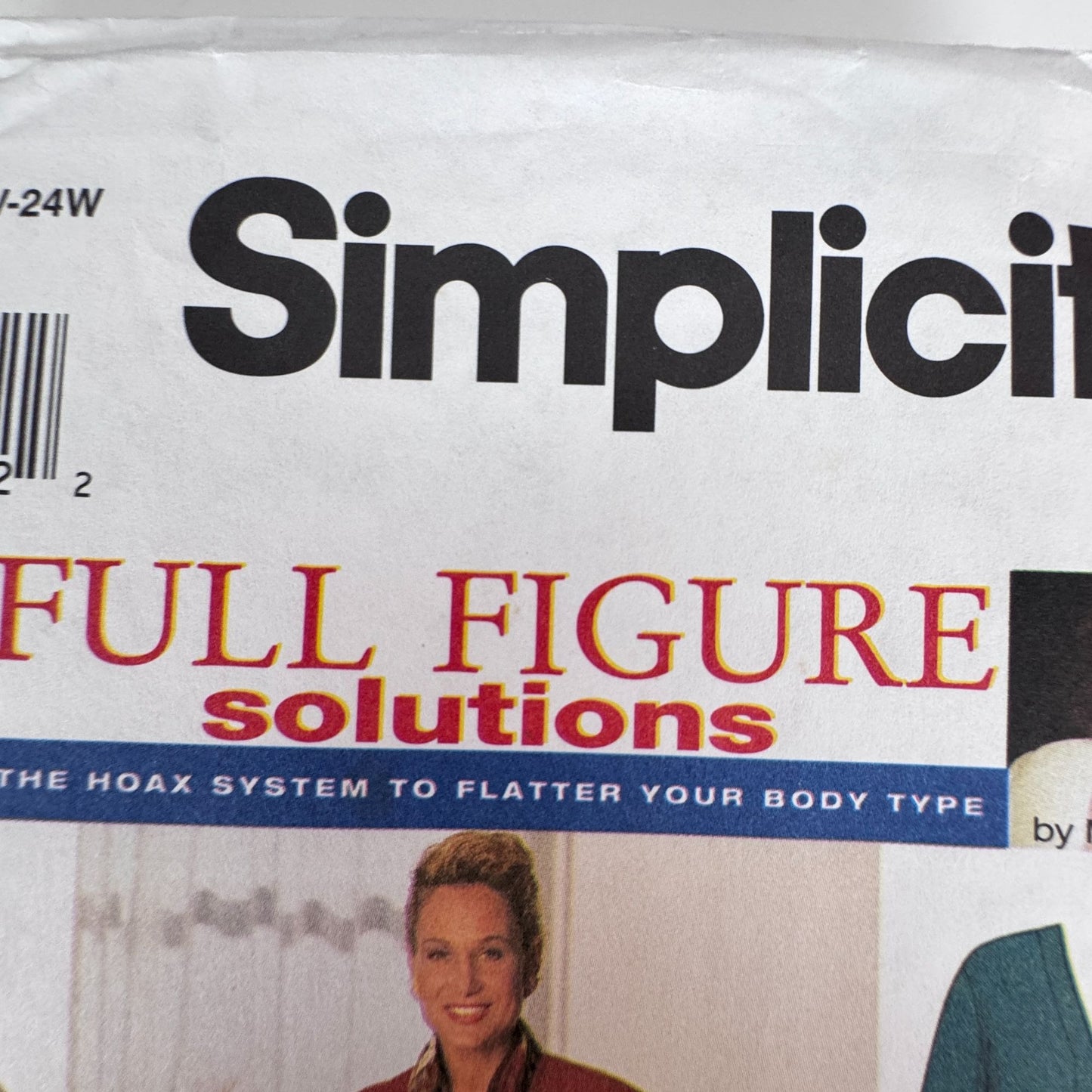 Simplicity Sewing Pattern 7740 90s Skirt Jacket Office Core 18W-24W Uncut Full Figure Solutions