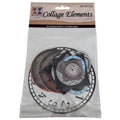 Paper Reflections Collage Elements Clock Faces Embellishments Steampunk Cardmaking Craft Time Ephemera Scrapbooking