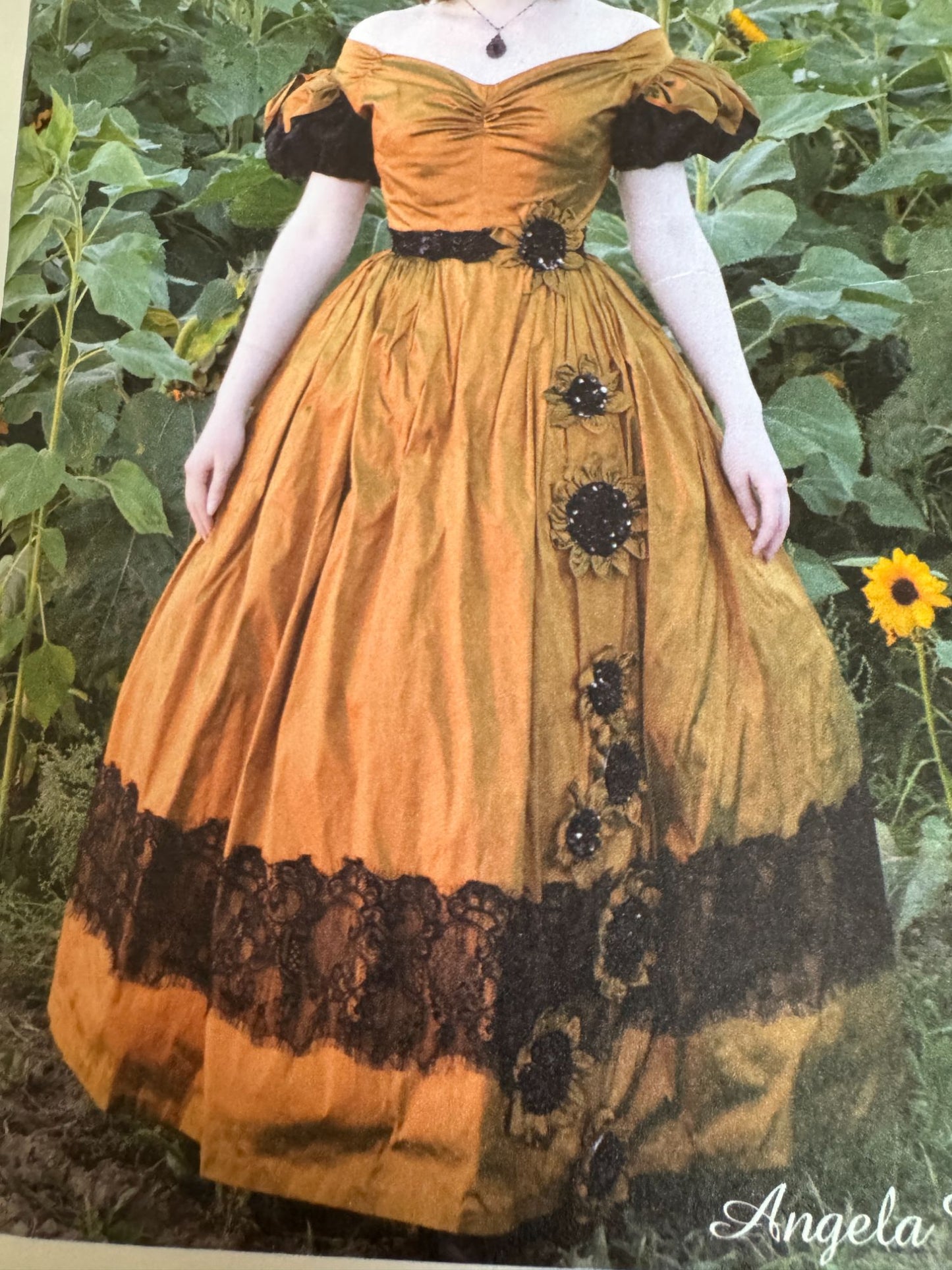 McCalls Costume Sewing Pattern M8017 Historical Dress Gown 14-22 Angela Clayton