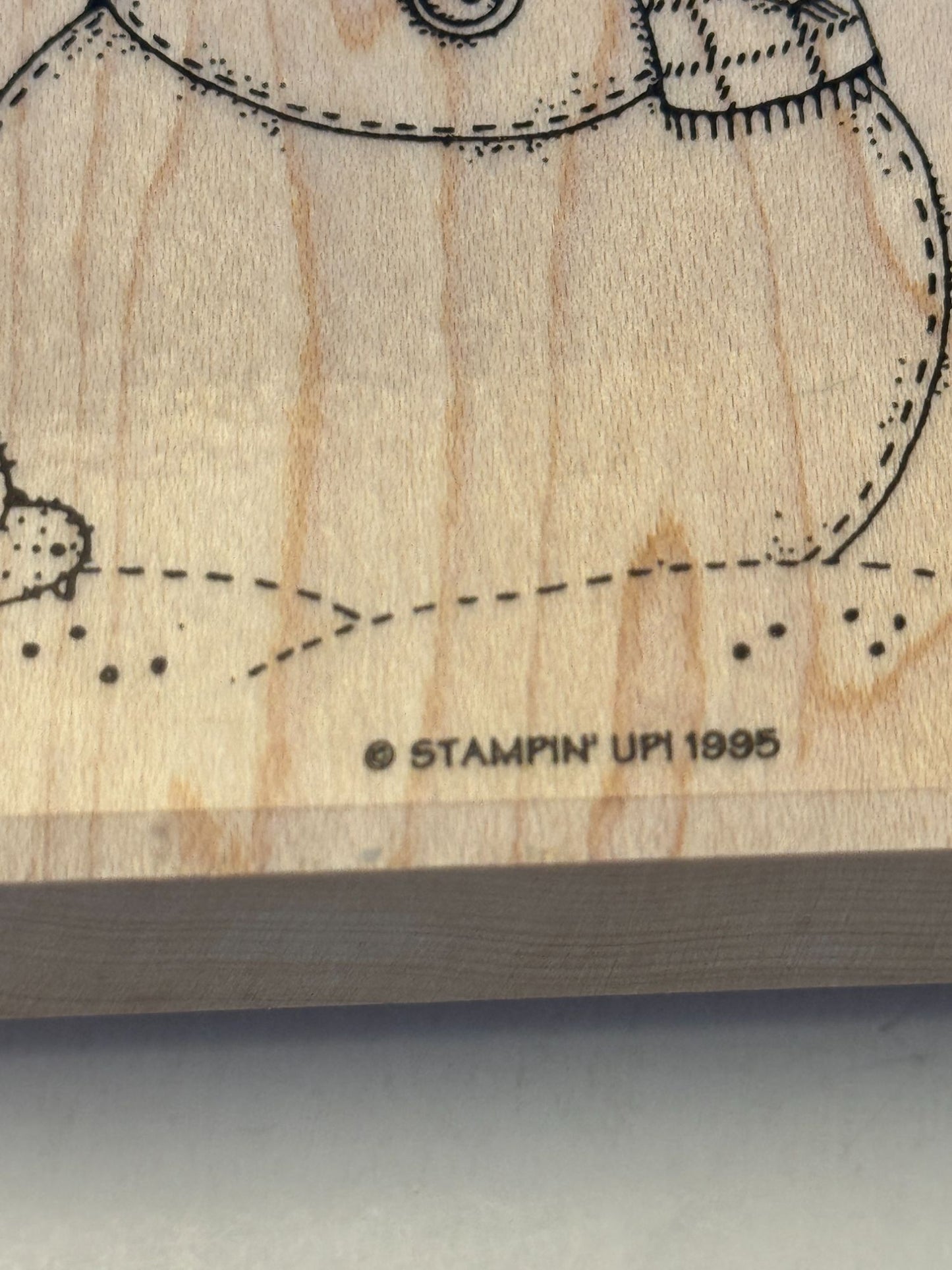 Stampin Up Rubber Stamp Snowman Buttons Country Bird Christmas Winter Holidays